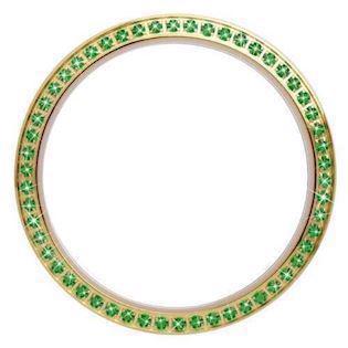 Christina Design London Collect Top Ring med 54 grønne tsavoriter